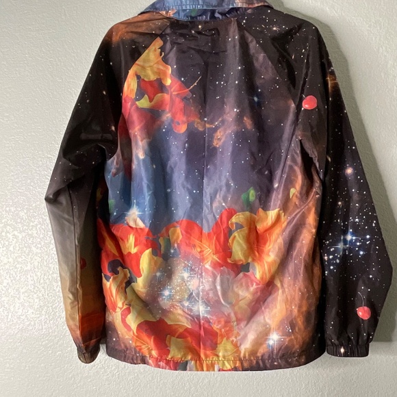RIPNDIP Men’s Graphic Galactica Coach Jacket Size S - Picture 3 of 3